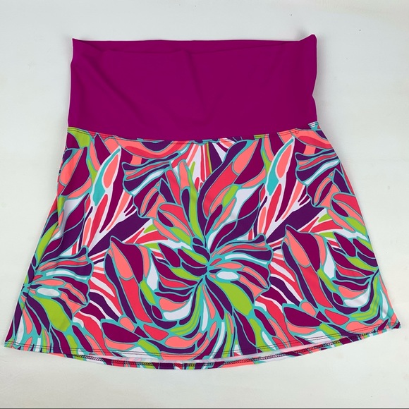 Title Nine Electric Peach Swimsuit Coverup Skirt - Picture 8 of 8